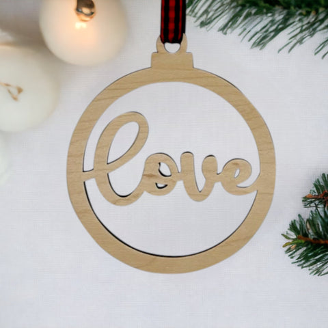 Customized Love Ornament