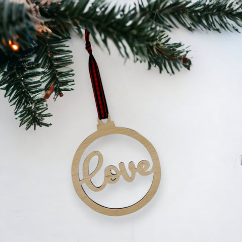 Customized Love Ornament