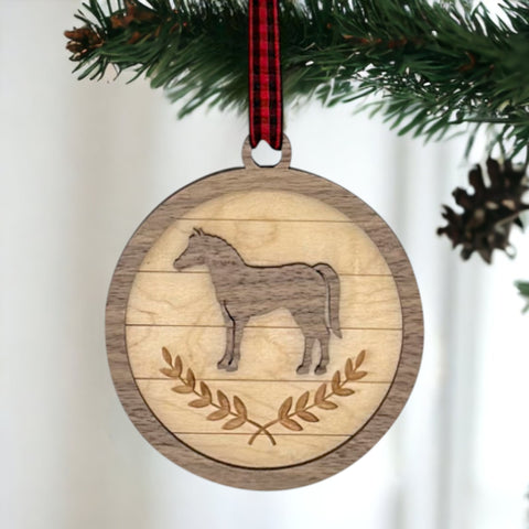 Farm Horse Ornament