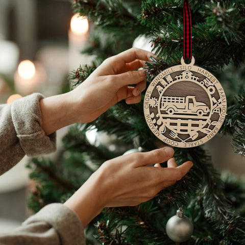 Farm Truck Ornament