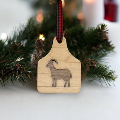 Farmhouse Goat Ornament