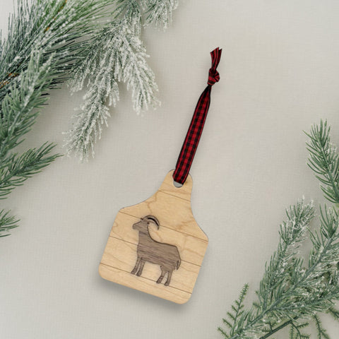 Farmhouse Goat Ornament