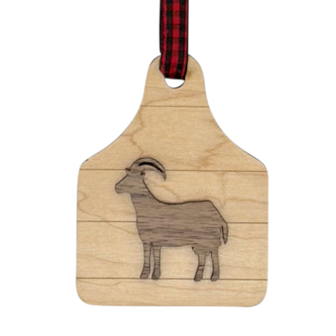 Farmhouse Goat Ornament