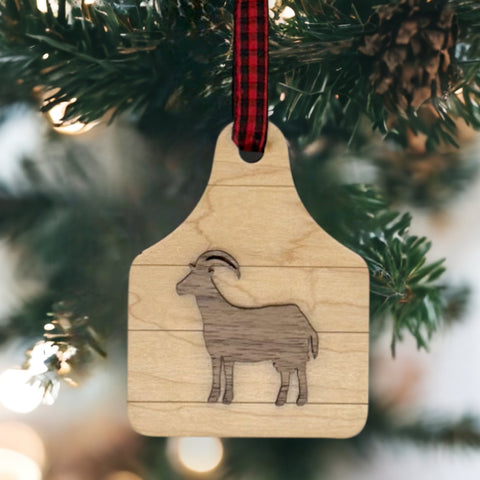 Farmhouse Goat Ornament