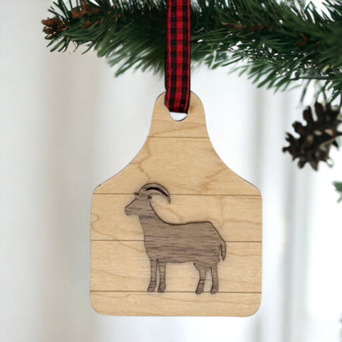 Farmhouse Goat Ornament