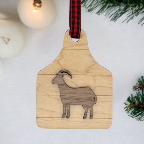 Farmhouse Goat Ornament