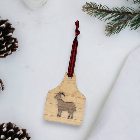 Farmhouse Goat Ornament