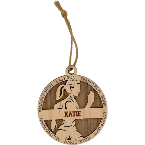 Run into the holiday season with our Personalized Female Cross Country Ornament! Crafted for running enthusiasts, this custom keepsake adds a personal touch to your tree. Celebrate the cross country runner in your life with this spirited ornament. Customize now for a winning stride in holiday decor – order your Personalized Female Cross Country Ornament today!