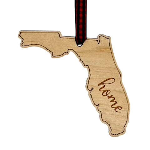 Florida Home Script Ornament