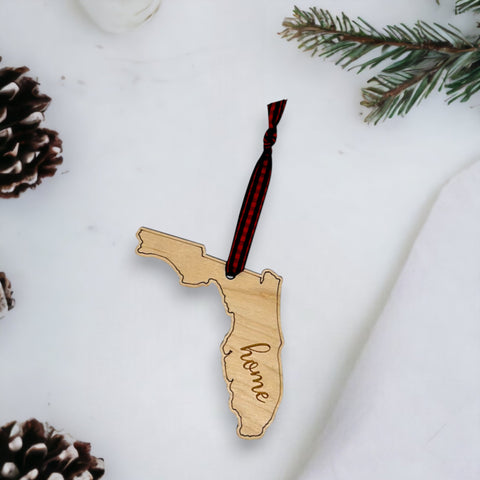 Florida Home Script Ornament