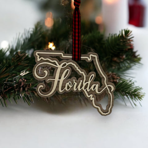 Florida Double Layer Ornament