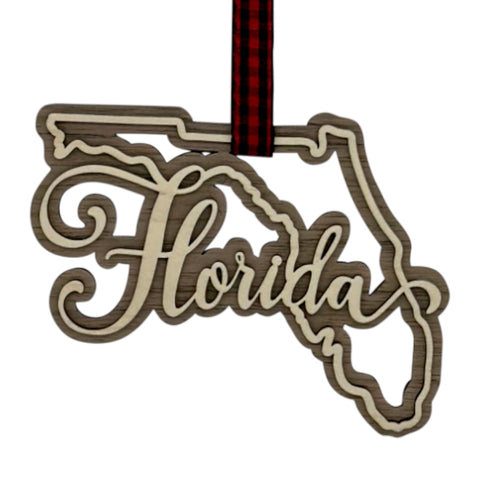 Florida Double Layer Ornament