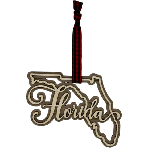 Florida Double Layer Ornament