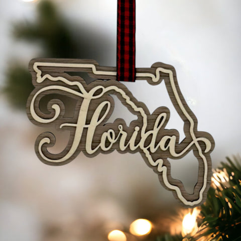 Florida Double Layer Ornament