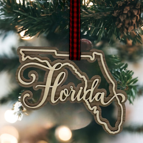 Florida Double Layer Ornament