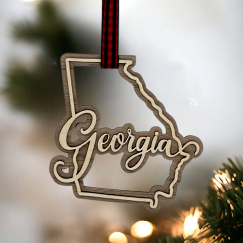 Georgia Double Layer Ornament