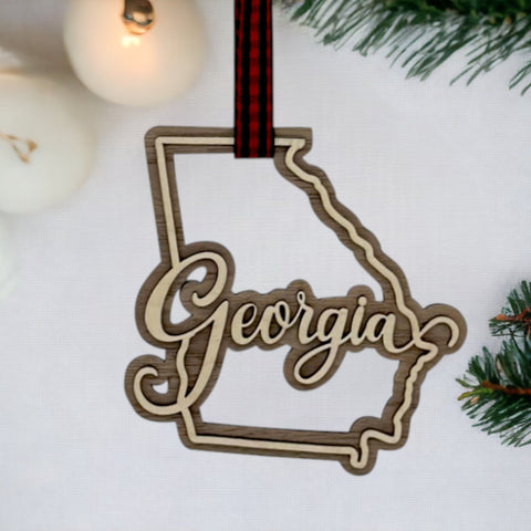 Georgia Double Layer Ornament