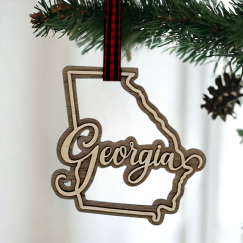 Georgia Double Layer Ornament