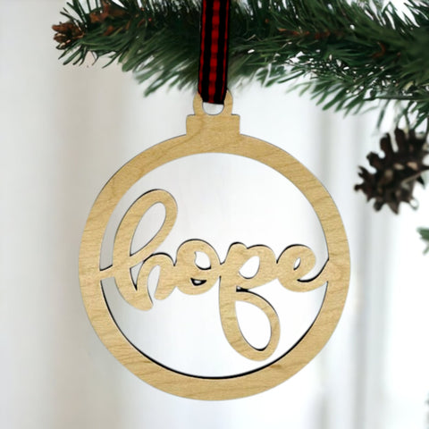 Hope Christmas Ornament