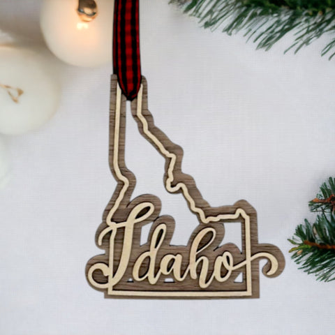 Idaho Double Layer Ornament