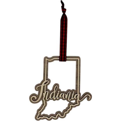 Indiana Double Layer Ornament