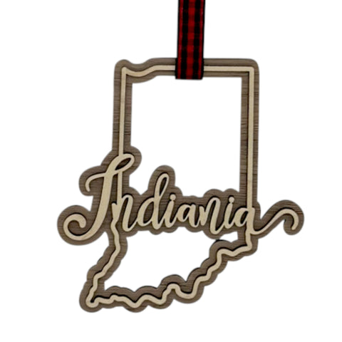 Indiana Double Layer Ornament