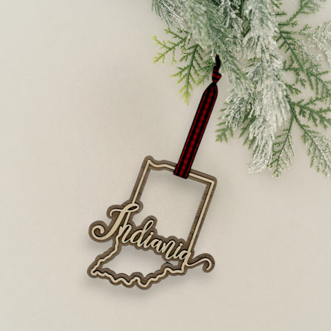 Indiana Double Layer Ornament