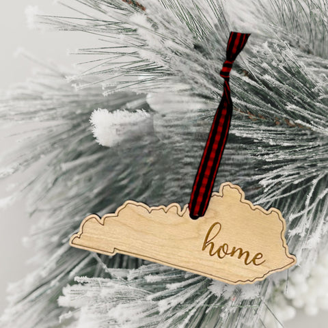 Kentucky Home Script Ornament