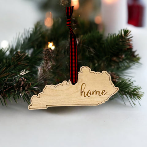 Kentucky Home Script Ornament