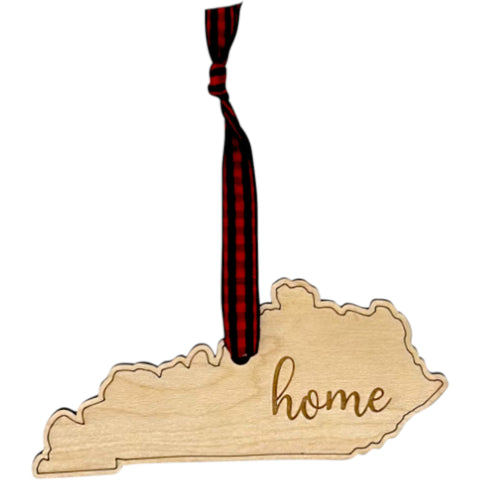 Kentucky Home Script Ornament