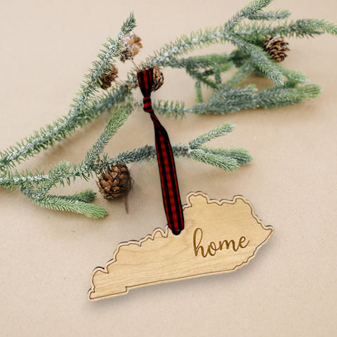 Kentucky Home Script Ornament