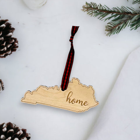 Kentucky Home Script Ornament