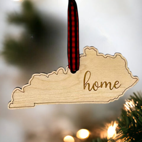 Kentucky Home Script Ornament