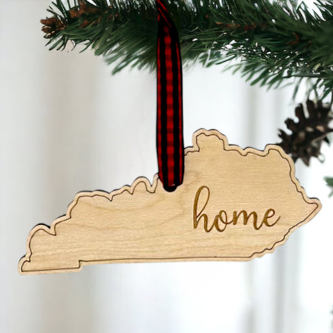 Kentucky Home Script Ornament