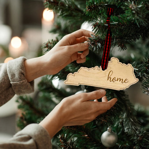 Kentucky Home Script Ornament