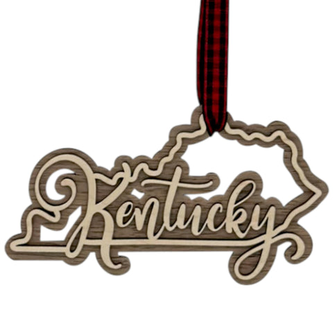 Kentucky Double Layer Ornament