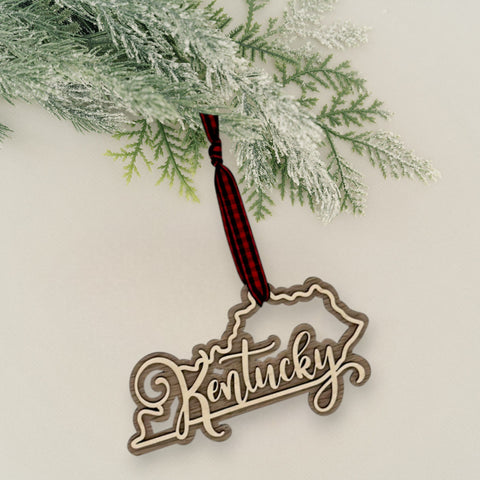 Kentucky Double Layer Ornament