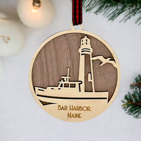 Lobster Boat Ornament