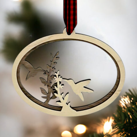 Lovebirds Memorial Ornament