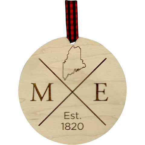 Maine Established Ornament