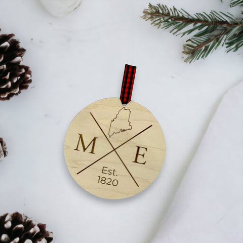 Maine Established Ornament