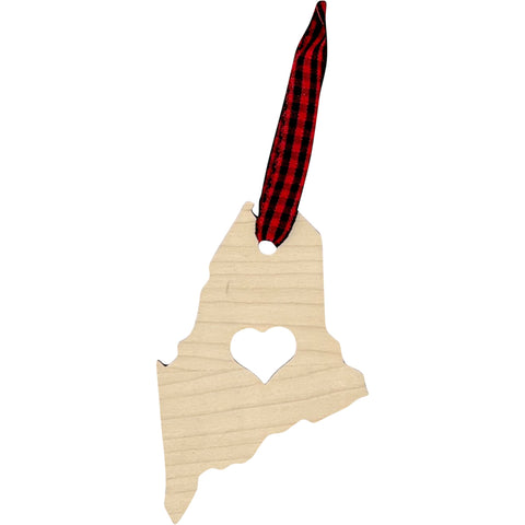 Maine Heart Ornament