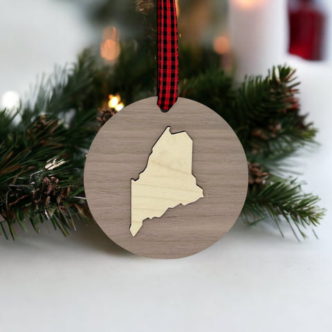 Maine Raised Ornament