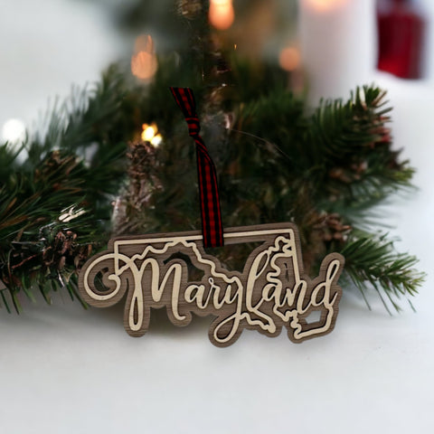 Maryland Double Layer Ornament