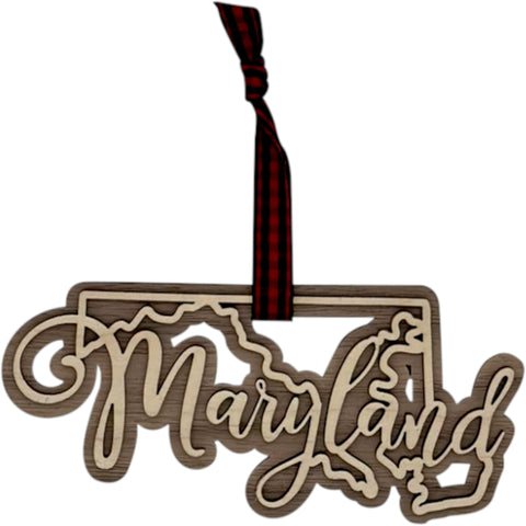 Maryland Double Layer Ornament