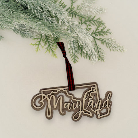 Maryland Double Layer Ornament