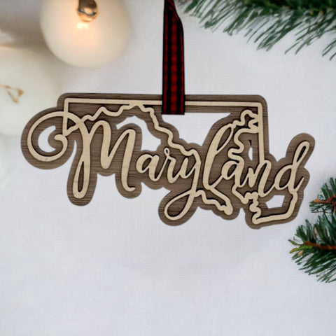 Maryland Double Layer Ornament