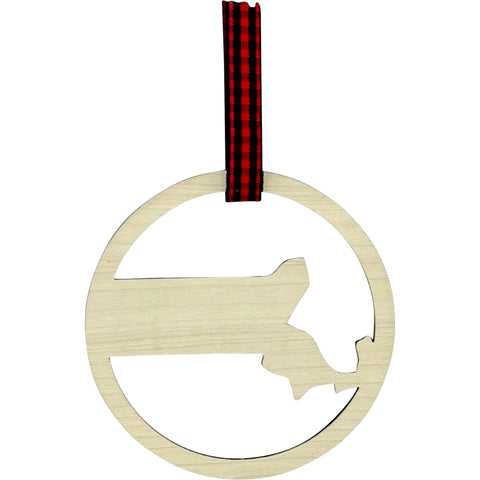 Massachusetts Border Ornament