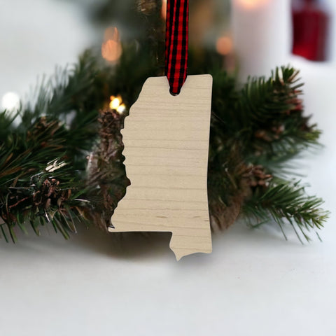 Mississippi Simple Ornament