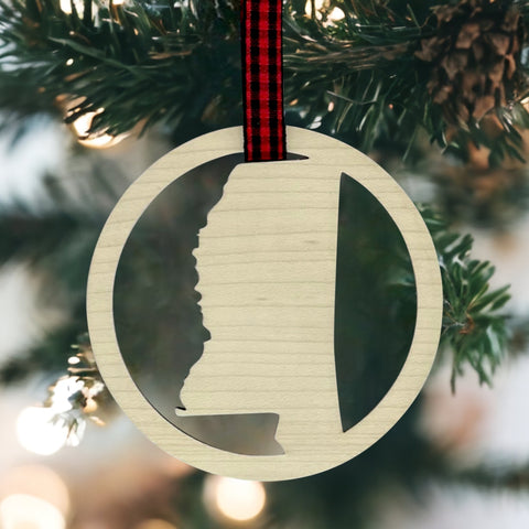 Mississippi Border Ornament